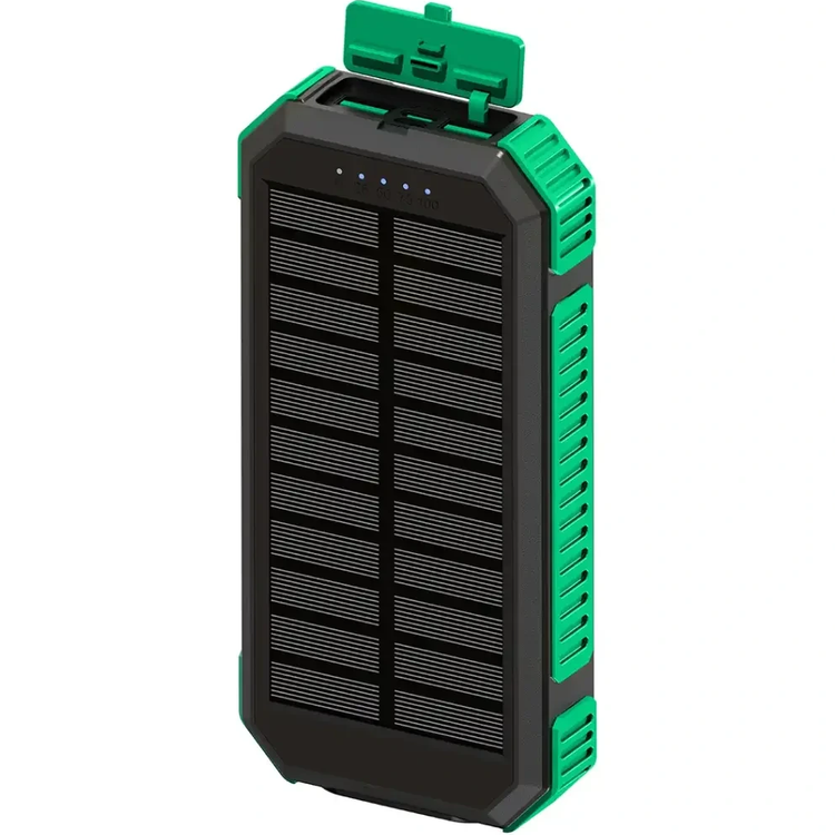 پاوربانک خورشیدی گرین لاین مدل GL-PX81 ظرفیت ۲۰ هزار میلی آمپر