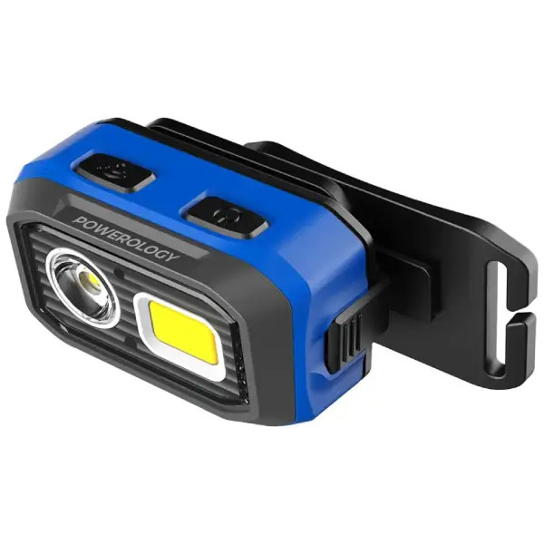 چراغ پیشانی شارژی پاورولوژی مدل Powerology BrightVision Rechargeable LED Headlamp