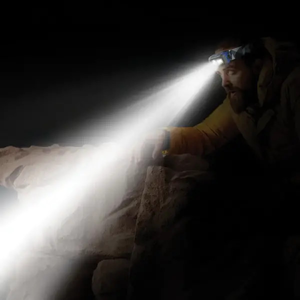چراغ پیشانی شارژی پاورولوژی مدل Powerology BrightVision Rechargeable LED Headlamp