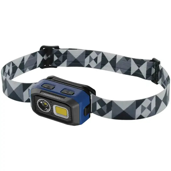چراغ پیشانی شارژی پاورولوژی مدل Powerology BrightVision Rechargeable LED Headlamp